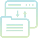 Datenübertragung Icon