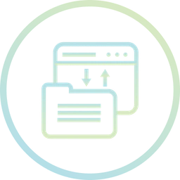 Datenübertragung Icon